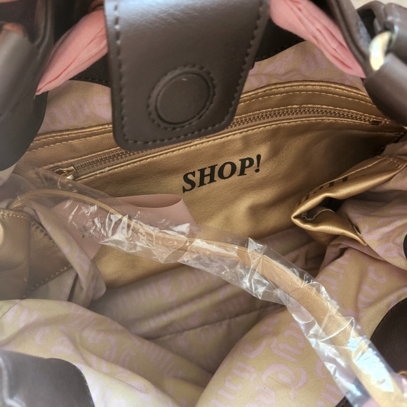 SOLD Juicy Couture NEW pink velour daydreamer bag purse nwt nardels - Picture 8 of 11